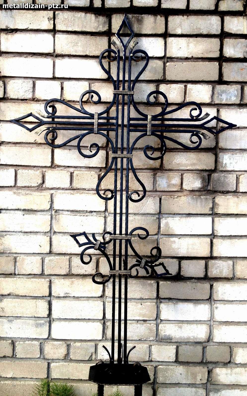 Крест православный кованый. 